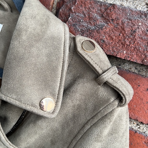 River Island Faux Suede Moto Jacket - Picture 4 of 7